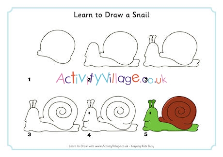 Learn to Draw a Snail