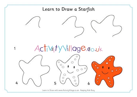 Learn to Draw a Starfish