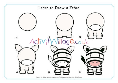 Learn to Draw a Zebra