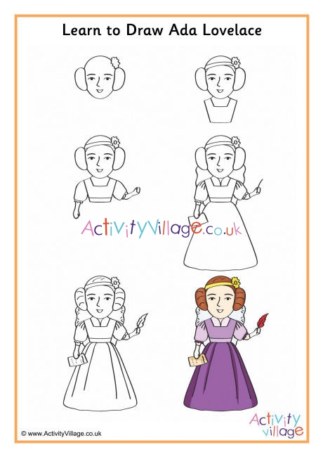 Learn to Draw Ada Lovelace