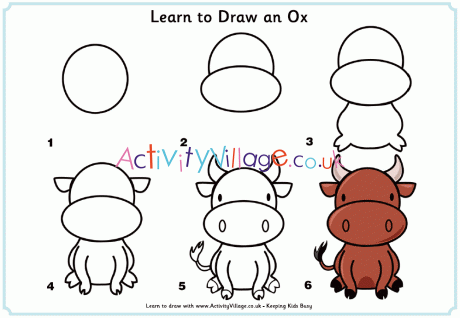 Learn to draw an ox