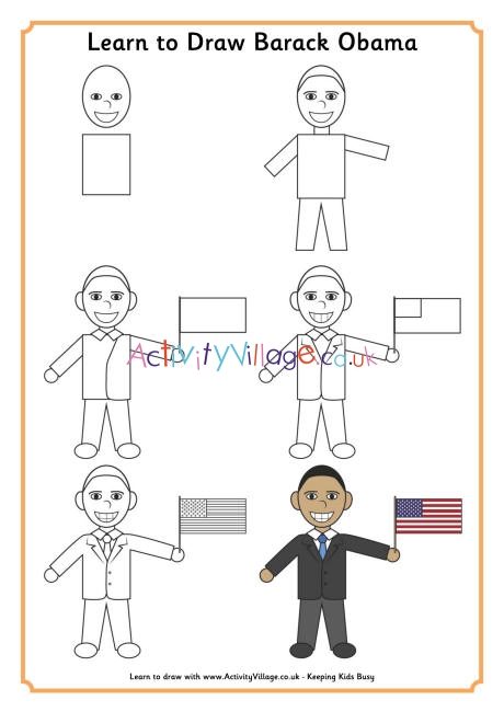 Learn to draw Barack Obama