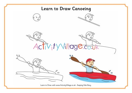 Learn To Draw Canoeing