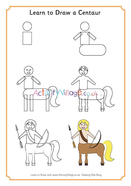 Learn to Draw Centaur