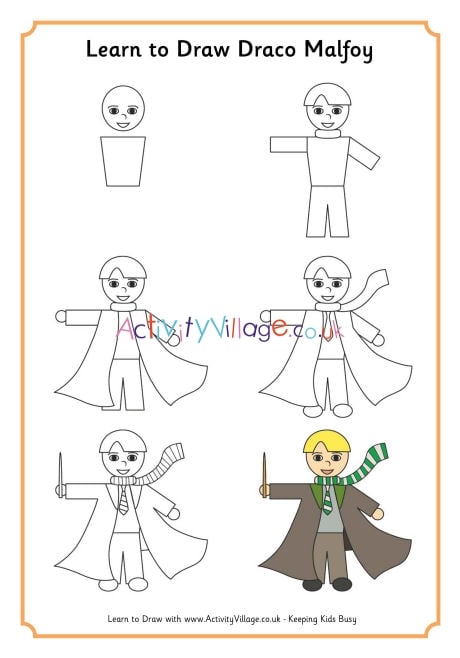Learn to Draw Draco Malfoy