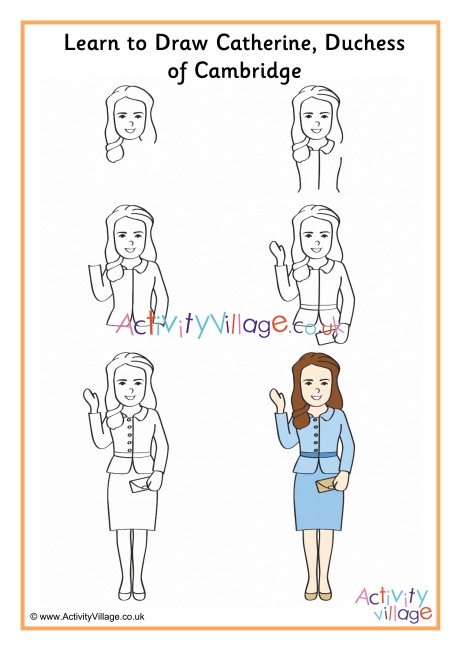 Learn to Draw Duchess of Cambridge