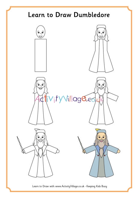 Learn to Draw Dumbledore