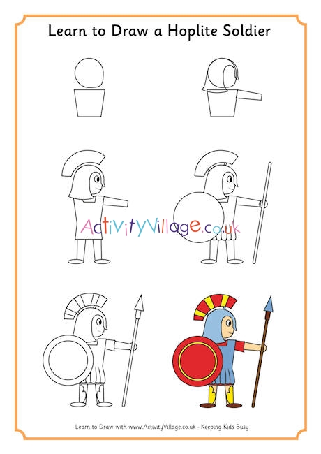 Learn to Draw Hoplite Soldier