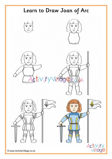 Learn to Draw Joan of Arc