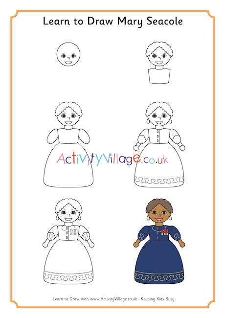 Learn To Draw Mary Seacole
