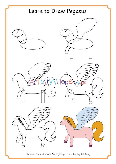 Learn to Draw Pegasus
