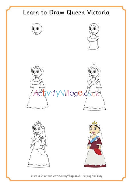 Learn to Draw Queen Victoria