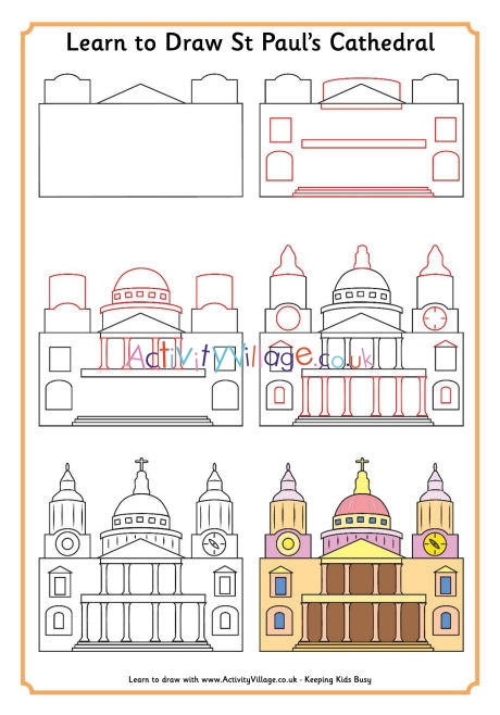 Learn to draw St Paul's cathedral