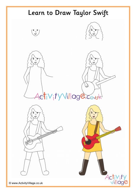 Learn To Draw Taylor Swift