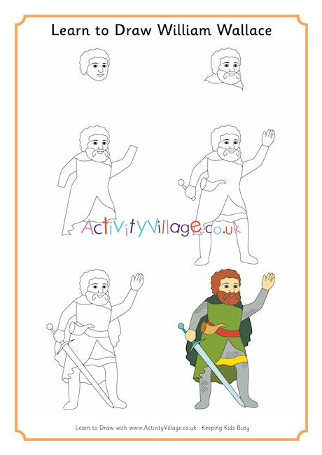 Learn to Draw William Wallace