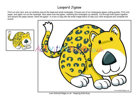 Leopard jigsaw