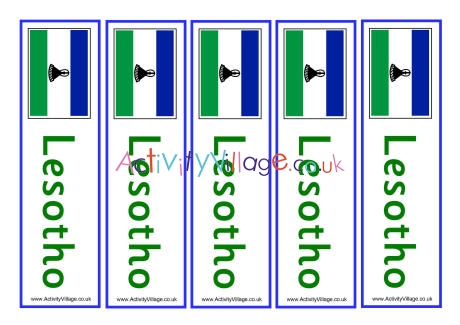 Lesotho bookmarks