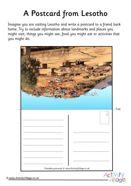 Lesotho Postcard 1