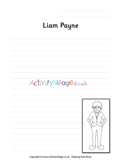 Liam Payne writing page