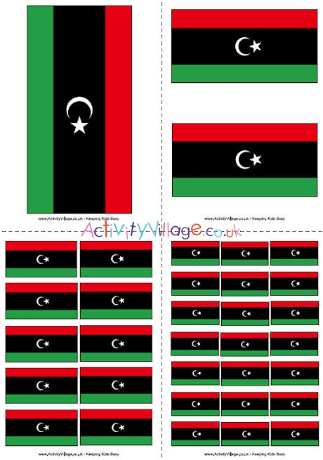 Libya Flag Printable