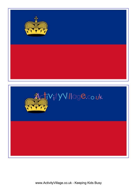 Liechtenstein flag printable