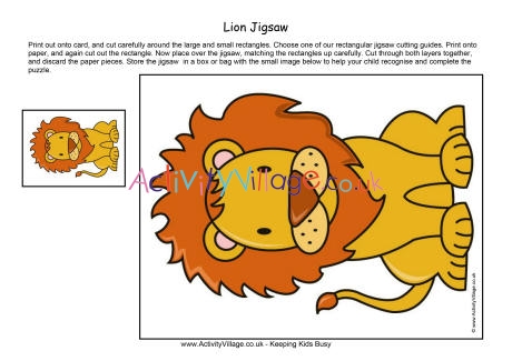 Lion jigsaw 2
