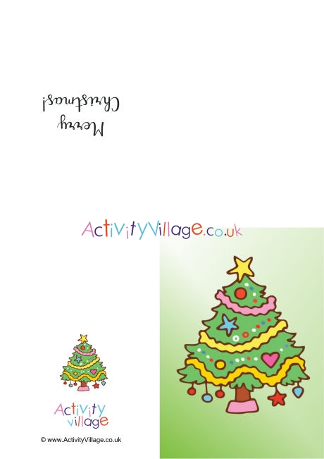 Little tree Christmas card