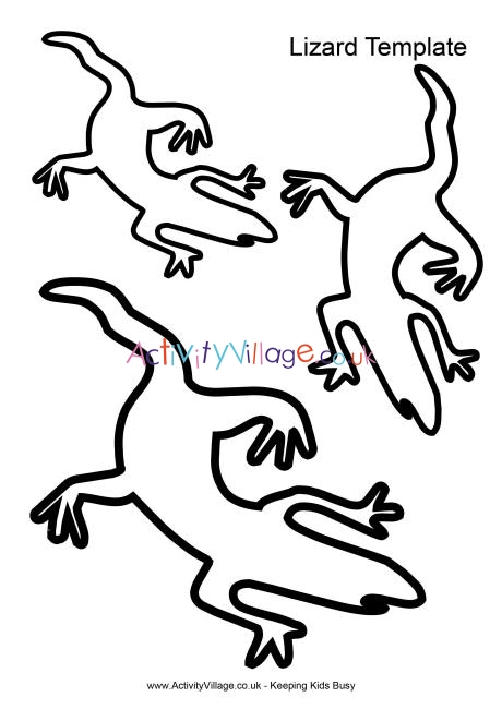 Lizard template 