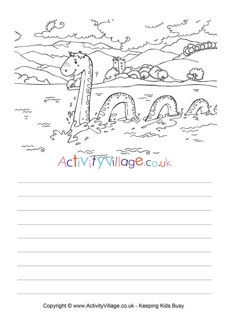 Loch Ness monster story paper