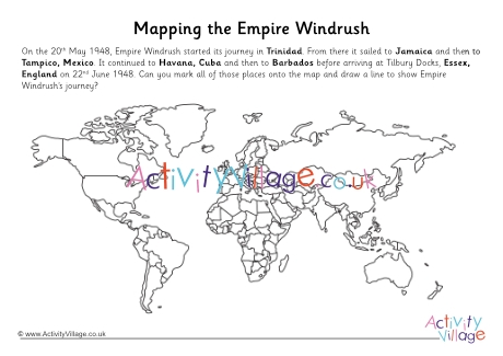 Mapping Empire Windrush