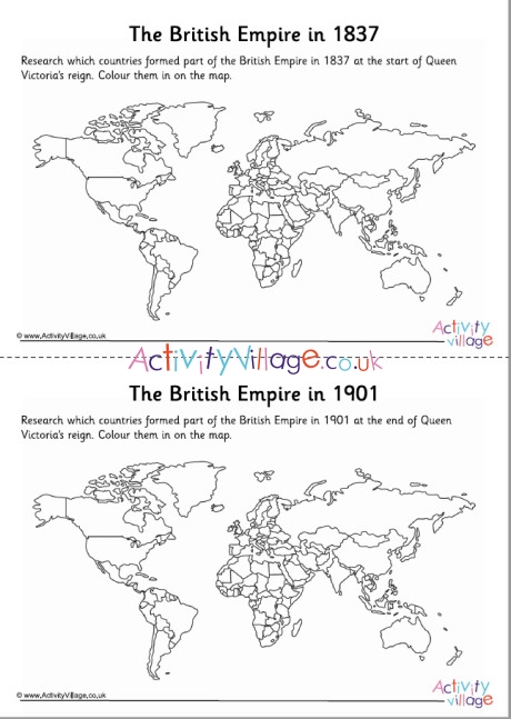 Mapping The British Empire Worksheet