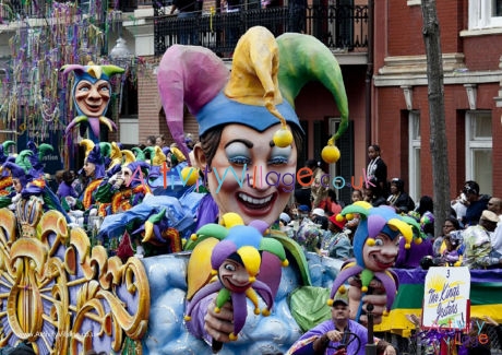 Mardi Gras parade poster