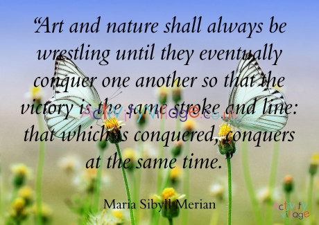 Maria Sibylla Merian Quote Poster