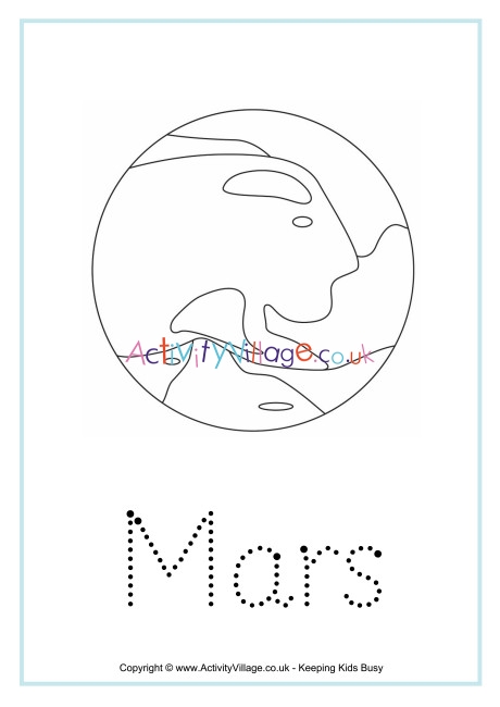 Mars word tracing
