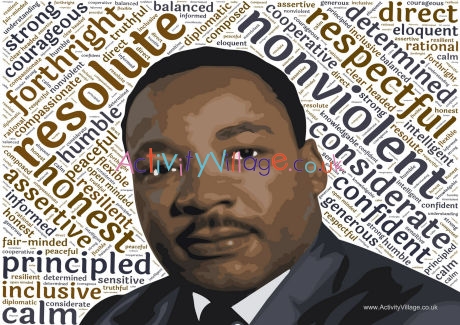 Martin Luther King description poster