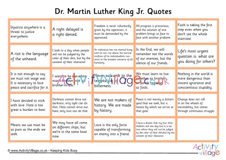 Martin Luther King quotes