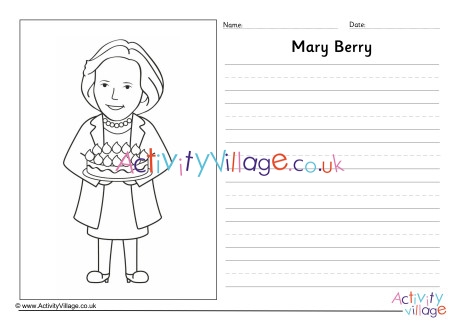 Mary Berry Story Paper