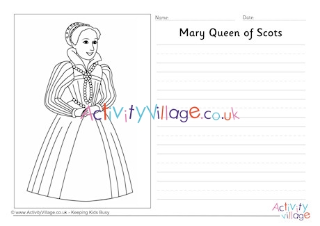 Mary Queen of Scots story paper