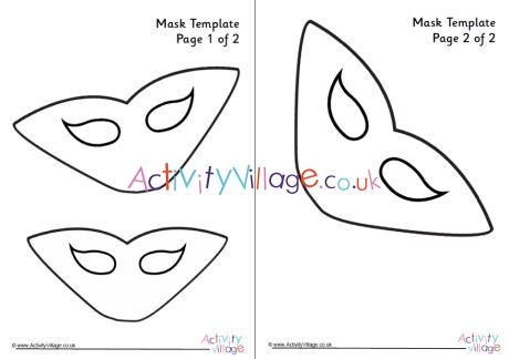 Mask template 8