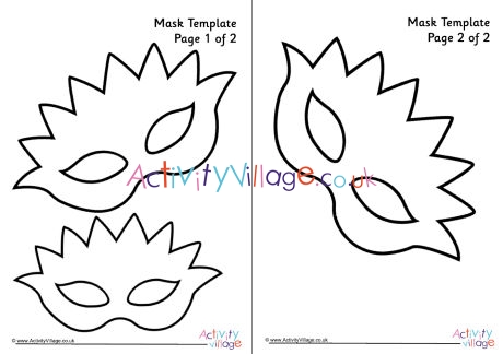 Mask template 9
