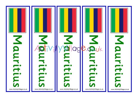 Mauritius bookmarks