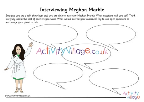 Meghan Markle Interview Worksheet