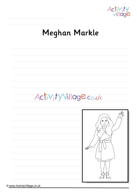 Meghan Markle Writing Page