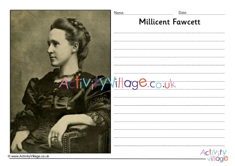 Millicent Fawcett story paper 2
