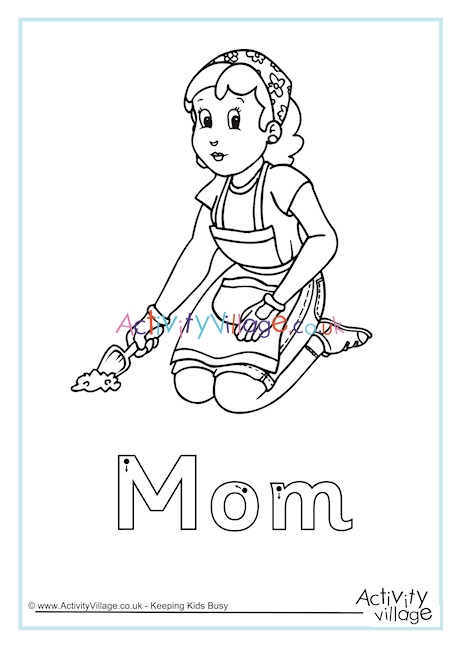 Mom Finger Tracing