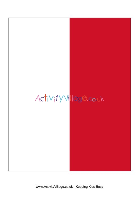 Monaco flag printable