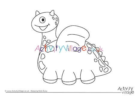 Monster Colouring Page 39
