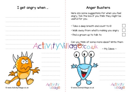 Monster Feelings Prompts - Angry