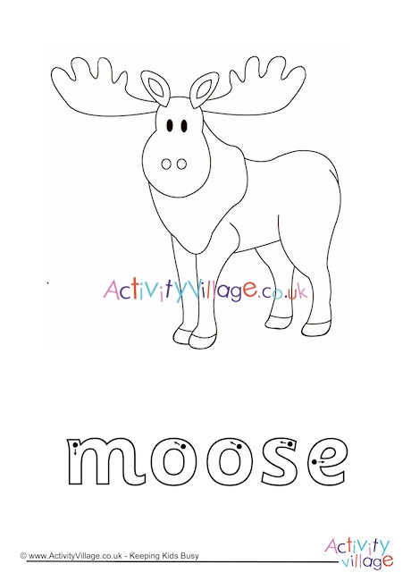 Moose Finger Tracing