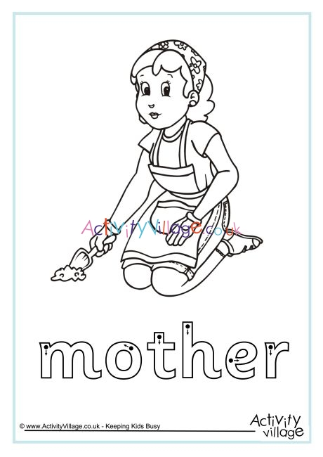 Mother Finger Tracing